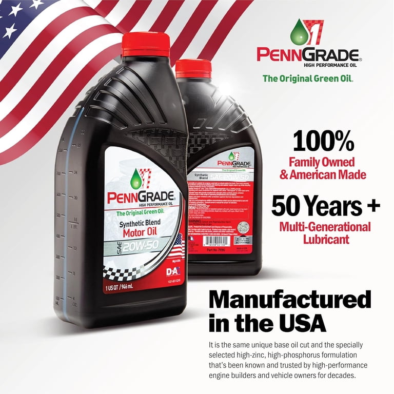 PennGrade 1 10W-40 Multi-Grade High Performance Oil, 6 Quarts