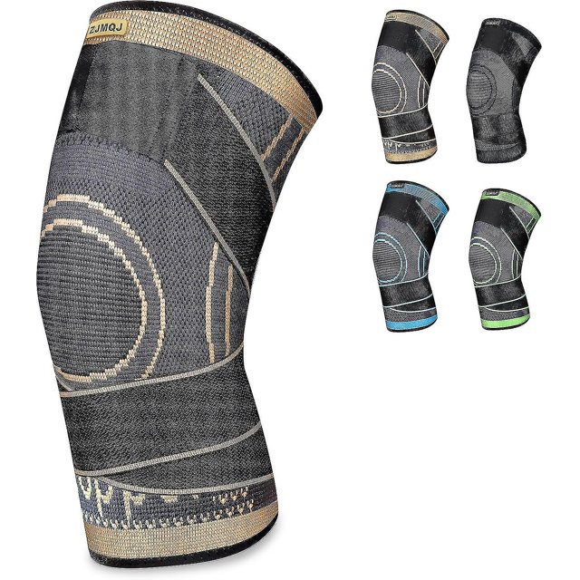 Knee Sleeve, Professiol Knee Brace With Removable Adjustable Straps, Premium Compression Support For Arthritis Pain, Running Safety, Cross Fitness Tra