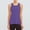 Purple, variant on DuoJiaJ Women's Casual Round Neck Backless T Shirt Comfortable Daily Wear Summer Fall Vacation Home Outfit Women Workout Tank Tops Black L