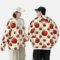 thumbnail image 6 of Balery Fruit Apples Men's Women's UPF 50+ Sun Protection Lightweight Hoodie Performance Long Sleeve Shirt for Fishing Running-XX-Large, 6 of 9