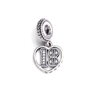 PANDORA 18th Celebration Dangle Charm - 797262CZ
