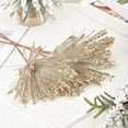 thumbnail image 4 of Honmine Christmas Decor Gold Powder Firecracker, Tassel Branch Bouquet Accessories, Sparkling Christmas Tree Decorations for Holiday, Home, Party, 4 of 6
