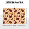 thumbnail image 2 of Sikiie Thanksgiving Turkey and Pumpkin Dish Drying Mat, Kitchen Counter Mat, Self Drying Mat for Kitchen Counter Dish Drying Pad ,for Dishes, Utensils, Pots and Pans(24" x 18"), 2 of 7