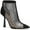 Silver Bling, variant on INC Womens Black Embellished Senalda Pointed Toe Stiletto Zip-Up Dress Booties 7 M