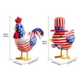Agiufgs 2 Pack Fabric Patriotic Chicken Dolls, Festive Decoration with ...