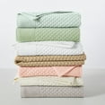 thumbnail image 7 of Great Bay Home Quick Dry Diamond Waffle 4 Piece Bath Towel Set, Optic White, 7 of 7