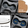 thumbnail image 3 of Pennsylvania Flag Car Coasters for Drinks with A Finger Notch for Easy Removal Cup Holder Coaster Cup Mat Car Interior Accessories 4PCS, 3 of 8