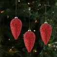 thumbnail image 5 of Gumesh Textured Pinecone Ornament Set - Realistic Shatterproof Plastic Christmas Tree Decor, Nature-Inspired Hanging Pendants, 5 of 6
