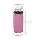 thumbnail image 2 of Lata Enfriador Mangas Aisladas Textura Neopreno Cubiertas para 12oz Delgadas Latas Botellas, Rosa Paquete de 2 Unique Bargains refrescos de bebidas frías, 2 of 6