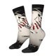thumbnail image 1 of Balery Baseball Breaking Glass Calcetas Largas con Estampado para Hombre y Mujer – Suaves y Transpirables, Talla Única (US 5-11), 1 of 6