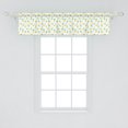 thumbnail image 2 of Ambesonne Hawaii Window Valance, Exotic Fruits Pattern, 54" X 12", Yellow and Sea Green, 2 of 3