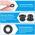thumbnail image 3 of Uxcell 5/16 inch Rubber Grommets, 15Pcs Top Hat Grommet for Wiring Hole Plug, Black, 3 of 5