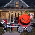 thumbnail image 2 of Carroza Inflable de Halloween de 8 Pies de Joiedomi con Luces Incorporadas., 2 of 3
