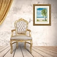 thumbnail image 3 of DeRice, Julie 19x24 Gold Ornate Wood Framed with Double Matting Museum Art Print Titled - Cloudy Day In Paradise I, 3 of 4