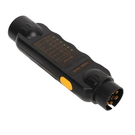 

Big sale Trailer Socket Tester 7 Pin Electrical Tow Bar Wiring Circuit Light Test Tool for Truck RV Black Label