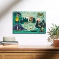 thumbnail image 2 of Lake Tahoe, Lake Life Series, Collage Birch Wood Wall Sign (12x18 Rustic Home Decor, Ready to Hang Art), 2 of 5