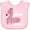 AD-Pink, variant on Inktastic Glam Pink Flamingo with Pearls Girls Baby Bib