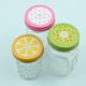 thumbnail image 4 of 4 colores metal decorativo boca regular Mason tarro tapas con agujero de paja, paquete de 8 piezas Feliz Sencillez, 4 of 5