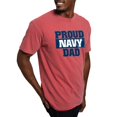 thumbnail image 4 of CafePress - US Navy Proud Navy Dad - Mens Comfort Colors Shirt, 4 of 5