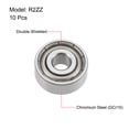 thumbnail image 2 of Uxcell Deep Groove Ball Bearings Inch Double Shield Chrome Steel 1/8"x3/8"x5/32", 2 of 4
