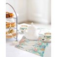 thumbnail image 4 of Summer Ocean Kitchen Dish Towels for Drying Dishes Set of 4, Watercolor Coastal Coral Shell Seaweed Beige Waffle Weave Microfiber Hand Tea Bathroom Towels Quick Dry & Absorbent Towel 12x12, 4 of 7