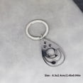 thumbnail image 5 of Solar System Planet Keychain Moon Earth Sun Star Keyring Galaxy Nebula Pendant Gifts Stainless Steel Geometric Key Chain, 5 of 5