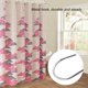 thumbnail image 4 of 12 Uds gancho de cortina colgador decorativo de resina para baño habitación de bebé dormitorio, 4 of 8