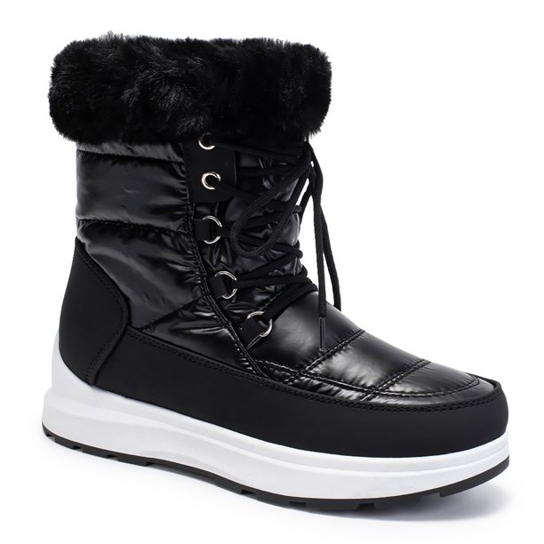 Botas De Nieve De Invierno Botas de plataforma de tobillo para mujer, cómodas botas de nieve planas, regalos para madres amigas Wdftyju Tenis De Mujer Tenis De Hombre