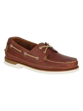 Men's Sperry Top-Sider Mako 2-Eye Canoe Moc Leather Boat Shoes