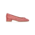 thumbnail image 2 of Time and Tru Women's String Bow Block Heel Ballet Shoes, Wide Width Available, 2 of 6