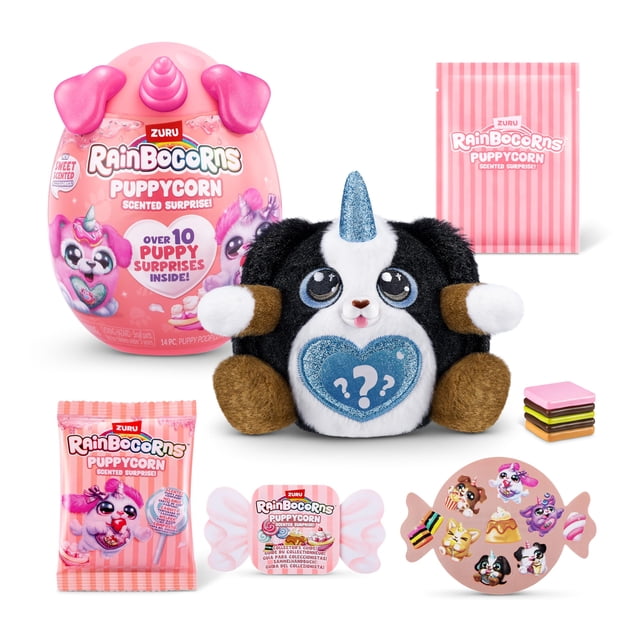 Toy Rainbocorns Puppycorn Shepherd con aroma sorpresa para niñas