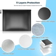 thumbnail image 5 of facefd Waterproof Document Pouch Portable Fireproof money pouch for Contract Large, 5 of 5