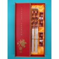 thumbnail image 1 of Wang Shou Wu Jiang Porcelain Chopsticks and Rests, 1 of 1