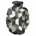 thumbnail image 3 of Sudadera con capucha con estampado 3D de cuadrados coloridos para hombre, sudadera con patrón geométrico, sudaderas casuales de moda, jersey de gran tamaño, mangas largas, 3 of 5