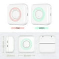 thumbnail image 3 of SJPACK Portable Mini Thermal Printer Bluetooth Pocket Phone Printer with Paper Labels for Pictures, Photos, Journals, DIY, Compatible with Phone & Tablet, 3 of 6