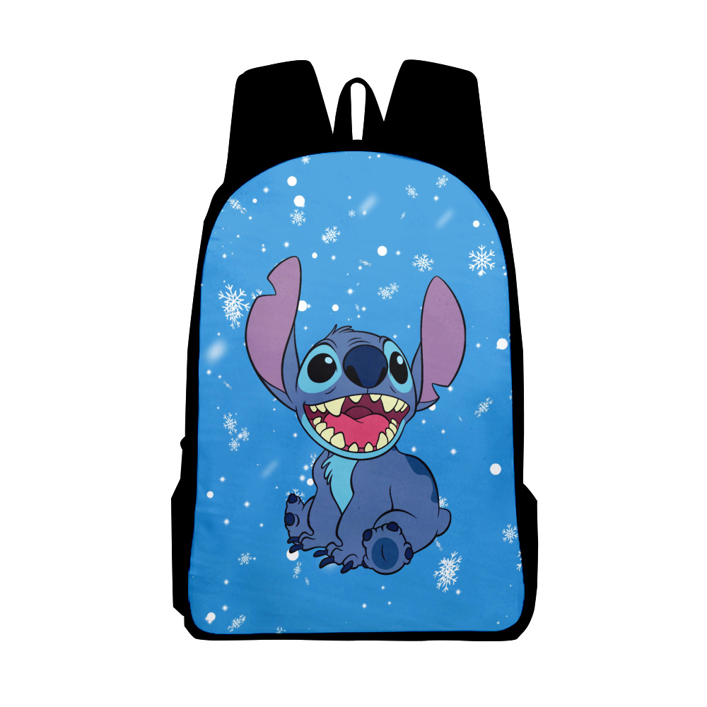 Cartoon Lilo And Stitch Backpack School Backpack School Bag Large