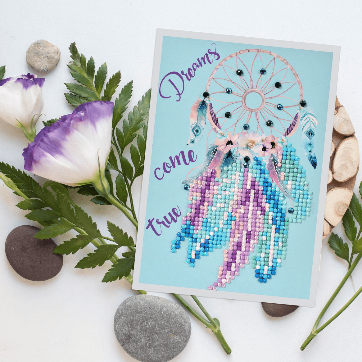 Diamond Dotz Dreams Come True Diamond Art Cards, Handmade Diamond