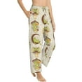 thumbnail image 3 of Kdxio Women's Comfy Stretch FrogsPrint Drawstring Pajama Pants-Large, 3 of 9