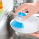 thumbnail image 5 of Cepillo para platos con dispensador de jabón para fregar platos, ollas y sartenes para limpiar el fregadero de la cocina, 5 of 5