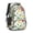 Dinosaur and Pineapple, variant on Dinosaur and Pineapple White Pattern Cute School Backpack Bag with Padded Back and Adjustable Shoulder Straps 16.9 X 12.6 X 5.9 Inches