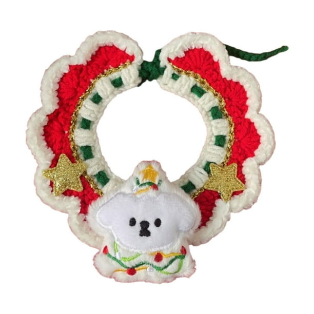Lindo collar para gatos y perros, ideal para disfraces navideños. S
