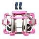 thumbnail image 5 of Carretilla plegable y, Carretilla plegable plegable con 2 cuerdas elásticas, Rosa, 5 of 9