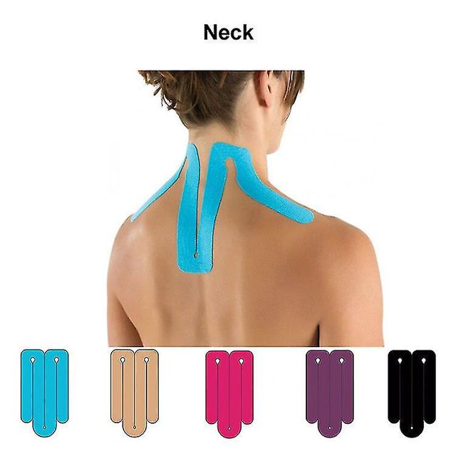Cinta de kinesiología atlética precortada, cinta deportiva especial para cintura, espalda, muñeca, brazo, tobillo, pantorrilla, recuperación muscular, alivio del dolor, 10 unidades