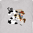 thumbnail image 4 of Inktastic I'm Two-cowboy Riding Horse Birthday Boys Long Sleeve Toddler T-Shirt, 4 of 5