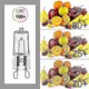 thumbnail image 4 of Lot Of 10 G9 Bulb 33w Warm White, Halogen G9 For Oven Tolerance Of 300c, G9 Filament Capsule Bulbs 420lm 230v, 4 of 5