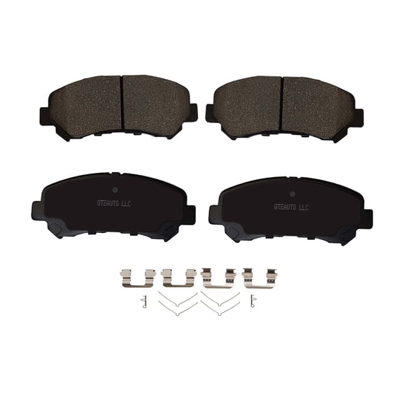 Front Brake Pads For 2008-2013 Nissan Rogue, 2009-2014 2016-2018 Nissan Maxima, 2007-2012 Sentra, 2014-2017 Juke, 14 15 Rogue Select, 2010-2013 Suzuki Kizashi, Set of 4 Ceramic Brakes Pads
