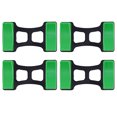 thumbnail image 1 of OUNONA 4Pcs Sturdy Dumbbell Holder Green Wear Resistant Plastic Rack for Fitness Storage Use, 1 of 8