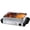 Silver, Black, variant on OVENTE Electric Buffet Server and Food Warmer, Three 1.5 Qt, Silver FW173S | Compact size 9.75"L x 21.5"W x 5.75"H, Chafing Dish Set with Stainless Steel Warming Tray Perfect for Holidays and Dinners