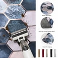 thumbnail image 5 of Entryway Rug 2'x3', Navy Blue Grey Kitchen Runner Rugs Non-Slip Carpet Mats, Modern Abstract Art Geometric Bedside Rugs Runners Washable Floor Carpet for Bathroom Laundry Room, 5 of 8
