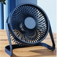 thumbnail image 6 of 5 inch Mini USB Desk Fan,Portable Table Fan,Quiet Small Fan,Desktop Cooling Fan,Quiet Operation,Air Circulator Electric Fan for Home Office Bedroom Travel Camping Home Office Car Outdoor,Blue, 6 of 7